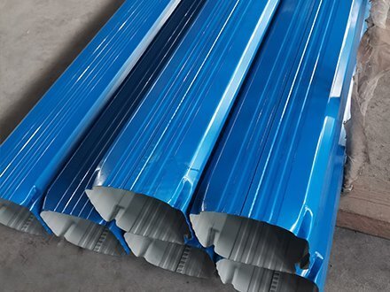 144*108mm彩鋼雨水管威海客戶二次訂購(gòu)